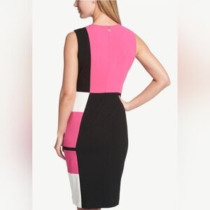 344. Tommy Hilfiger Sleeveless Colour Block Dress